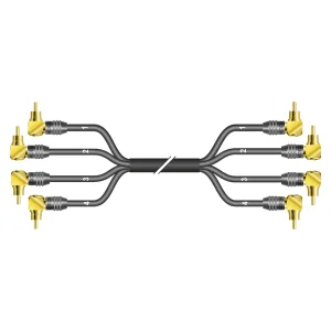 Multicorekabel Quantum, schwarz,  2,50m