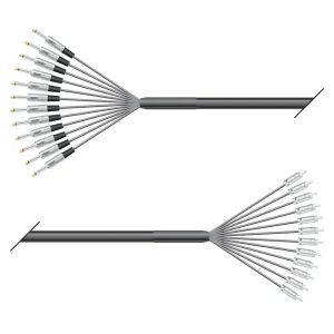 Multicorekabel Quantum, schwarz, 10,00m