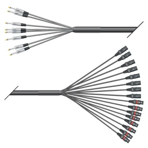 Multicorekabel Quantum, schwarz,  2,00m