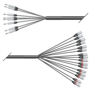 Multicorekabel Quantum, schwarz,  6,00m