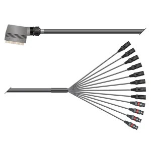 Multicorekabel Quantum, schwarz, 10,00m