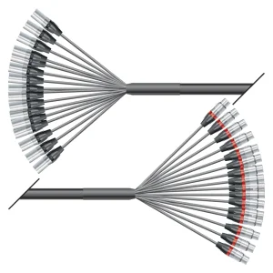 Multicorekabel Quantum, schwarz,  3,00m