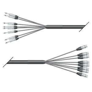 Multicorekabel Quantum, schwarz,  2,00m