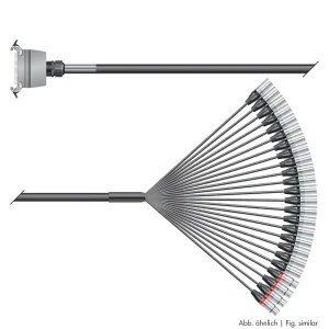 Multicorekabel Quantum, schwarz,  3,00m