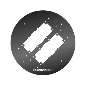 Rundblech mit Fräsung 2 Multipin univer.