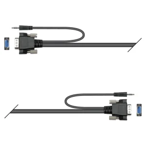 HighRes MicroVGA +3,5mm Minijack male 1m