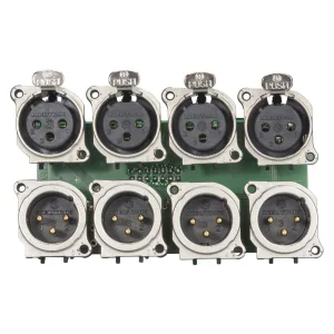 SYSBOXX-Modul 2HE 3BE 4xXLR male+female