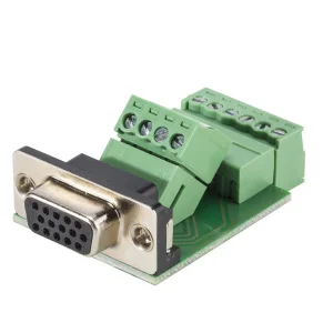 SUBD-HD Gehäusebuchse 15pol Schraubansch