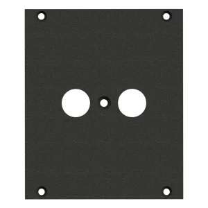 SYSBOXX-Frontblech 2HE 2BE Antennendose