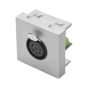 SYSWALL45 XLR 5p fem. -> Klemmblock