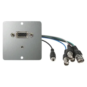 SYSWALL50 VGA+Minikl. -> Kabelbuchsen