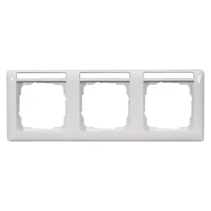 SYSWALL55 Schalterrahmen 3fach, beschr.