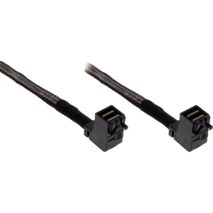 InLine® Mini-SAS HD Kabel, SFF-8643 zu SFF-8643, beidseitig gewinkelt, 1m