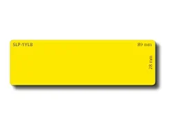 SLP-1YLB YELLOW LABEL 28X89MM 130 LAB/ROLL