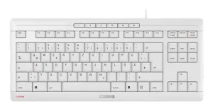 CHERRYSTREAMKEYBOARDTKL CORDED COMPACT WHITE
