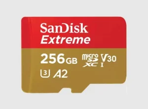 EXTREME MICROSDXC 256GB+SD ADAPATER 190MB/S 130MB/S A2 C10