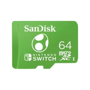 MICROSDXC UHS-I CARD F/NINTENDO SWITCH YOSI EDITION 64GB