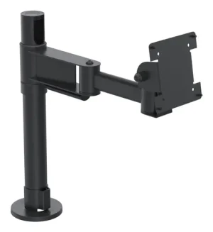 SPACEPOLE SCREEN MOUNT WITH 300MM ELBOW ARM - BLACK