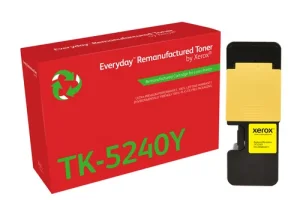 EVERYDAY REMANUFACTURED TONER YELLOW REPLACES KYOCERA TK-5240Y
