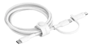 BELKIN BOOST CHARGE 2IN1 KABEL USBC LIGHTNING-ANSCHLUS SCHWARZ