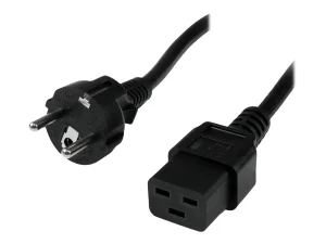 STARTECH 2m AC Power Cord Schuko to C19