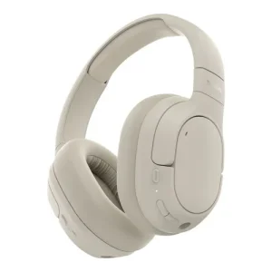 BELKIN SOUNDFORM ISOLATE KABELL OVER-EAR-KOPFHOERER SAND