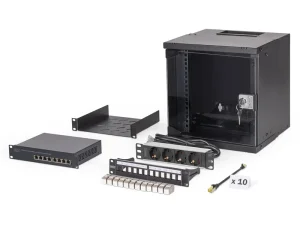 DIGITUS 25,4cm Netzwerk-Set 6HE Wandgehä
