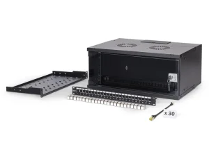 DIGITUS 48,26cm Netzwerk-Set 4HE Wandgeh