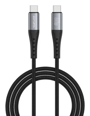 USB-C KABEL PRIMECORD 60W 15M SCHWARZ GUN