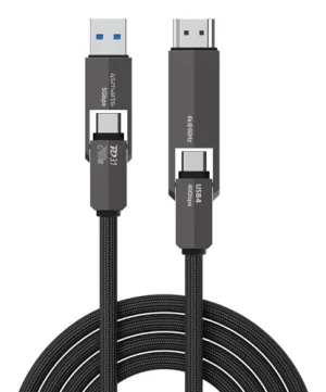 USB4 HDMI KABEL COMBOCORD 240W 1.5M SCHWARZ