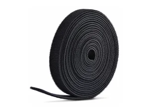 STARTECH 22,8m Klettbandrolle schwarz