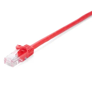 CAT6 ETHERNET RED UTP 1M RJ45 100 COPPER SNAGLESS