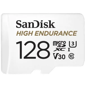 HIGH ENDURANCE MICROSDHC 128GB CARD WITH ADAPTER