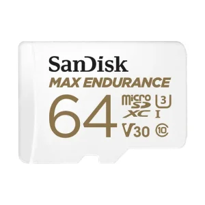MAX ENDURANCE MICROSDHC 64GB CARD WITH ADAPTER