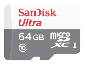 64GB SANDISK ULTRA MICROSDXC 100MB/S CLASS 10 UHS-I