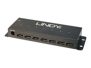 LINDY USB 2.0 Metall Hub 7 Port