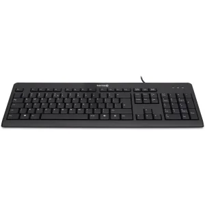 TERRA Keyboard 1500 Corded [US/EU] USB black Copilot QWERTY, 105 toetsen, met kabel, 1,80m