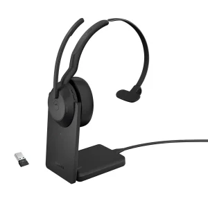 Jabra Headset Evolve2 55 Link 390a MS Mono mit Ladestation