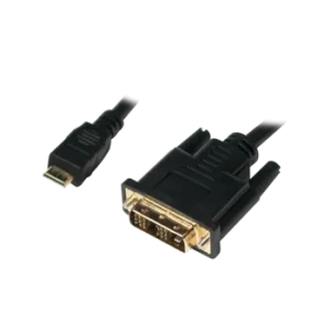Kabel DVI <=> Mini-HDMI 2m St/St black