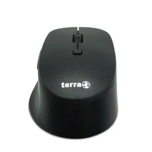 TERRA Mouse 4000 Wireless Silent USB black 6-Tasten Maus, für Rechtshänder