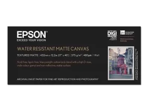 EPSON Papier Canvas 17Zollx12,2m matt