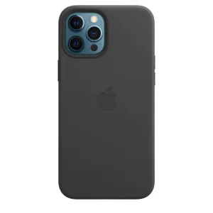 Apple Leather Case with MagSafe for iPhone 12 Pro Max black