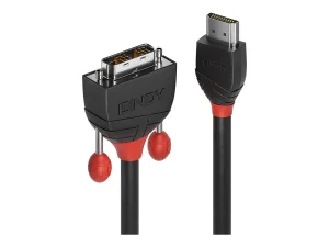 LINDY 2m HDMI/DVI-D Kabel Black Line