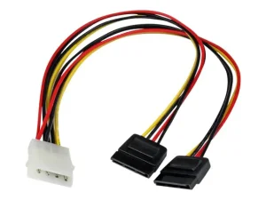 STARTECH 12in LP4 to 2xSATA Power Cable