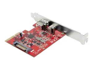 STARTECH PCIe USB-C USB-A 2-Port Karte