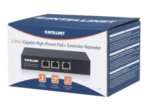 INTELLINET 2 Port Gigabit PoE+ Extender
