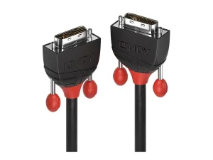LINDY 5m DVI-D Dual Link Kabel Black