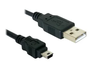 DELOCK Kabel USB2 mini B Stand 5-Pin1,5m