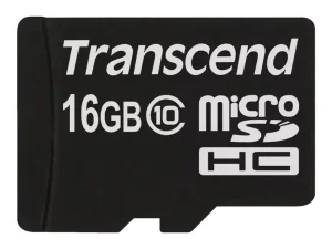 TRANSCEND 16GB micro SDHC Card Class 10