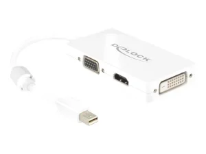 DELOCK Adapterkabel DP > 1xVGA + 1x HDMI
